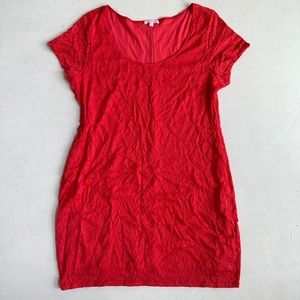 Isaac Mizrahi Orange Lace Dress